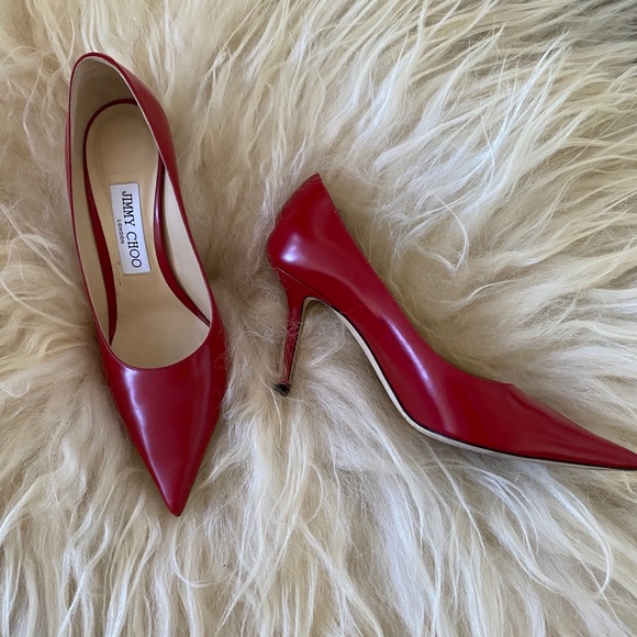 Jimmy Choo Shoes - Jimmy Choo Love 85 Pumps in Red